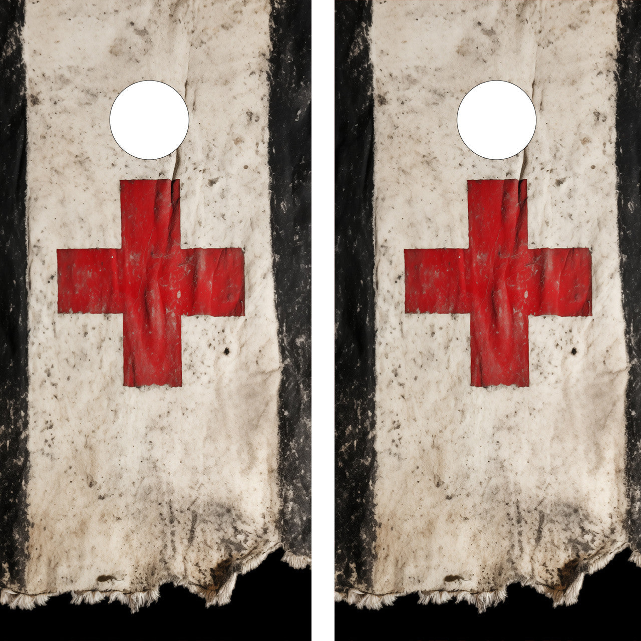 MEDIC BANNER CORNHOLE BOARDS / SET - DESIGN 1 / Set
