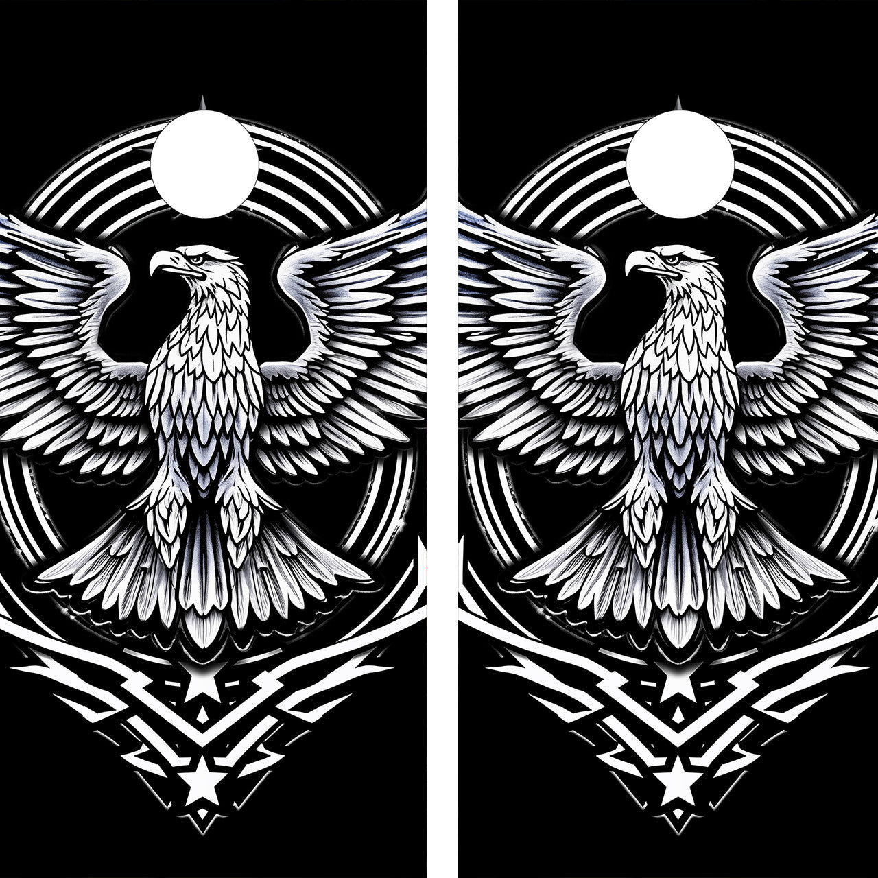 EAGLE CORNHOLE BOARDS / SET- DESIGN 1 / Set
