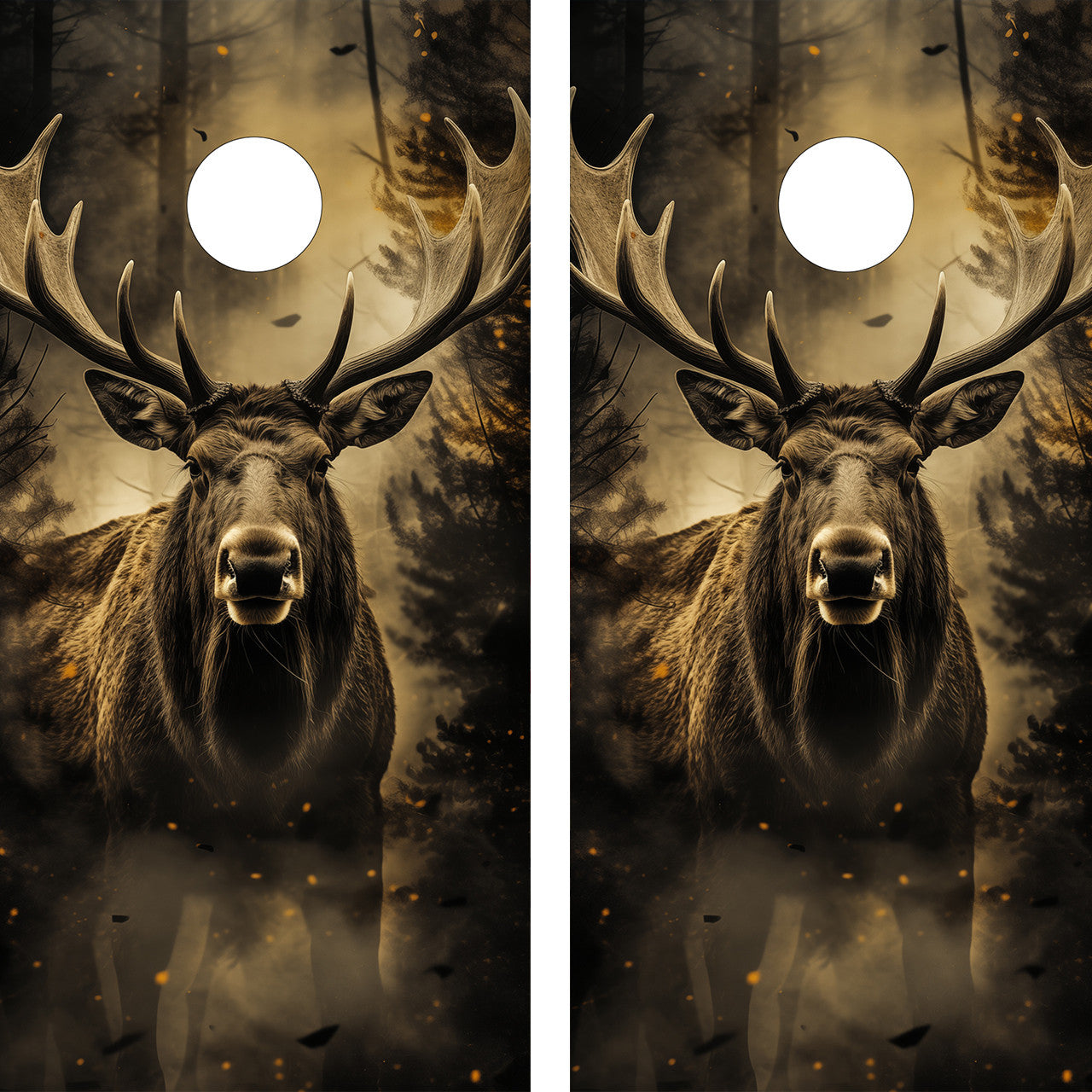 WILD MOOSE CORNHOLE BOARDS / CORNHOLE SET- DESIGN 1 / Set