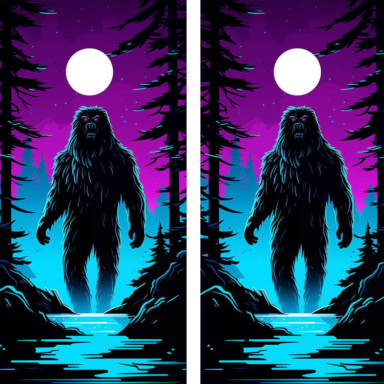 BIGFOOT CORNHOLE BOARDS / SET- DESIGN 3.1 / Set