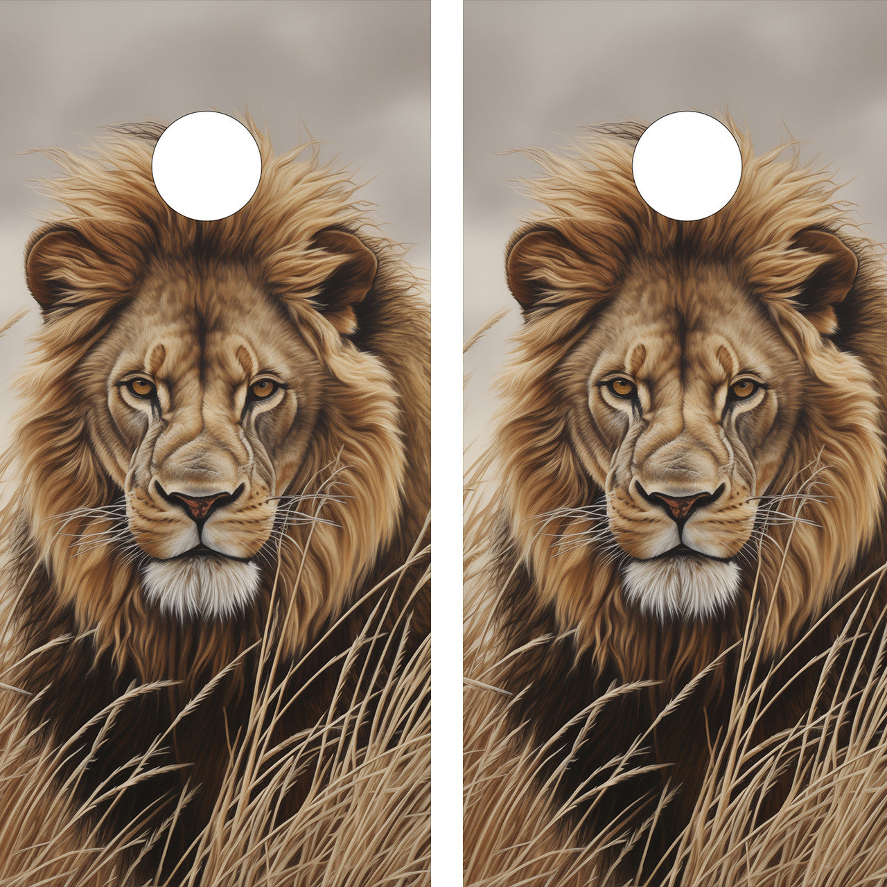 WILD LION CORNHOLE BOARDS / SET- DESIGN 4 / Set