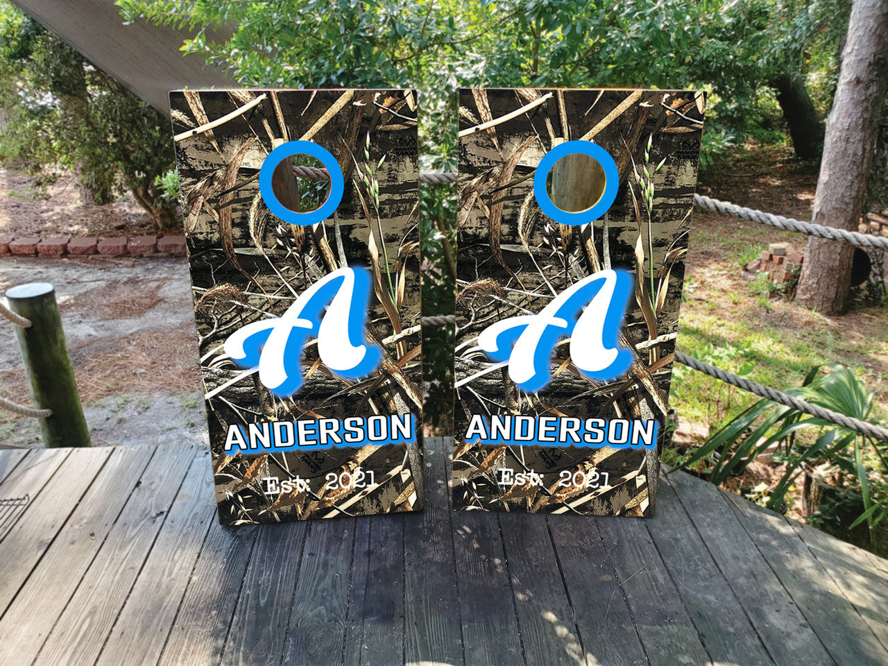 CUSTOM CAMO CORNHOLE BOARDS / SET/ Set