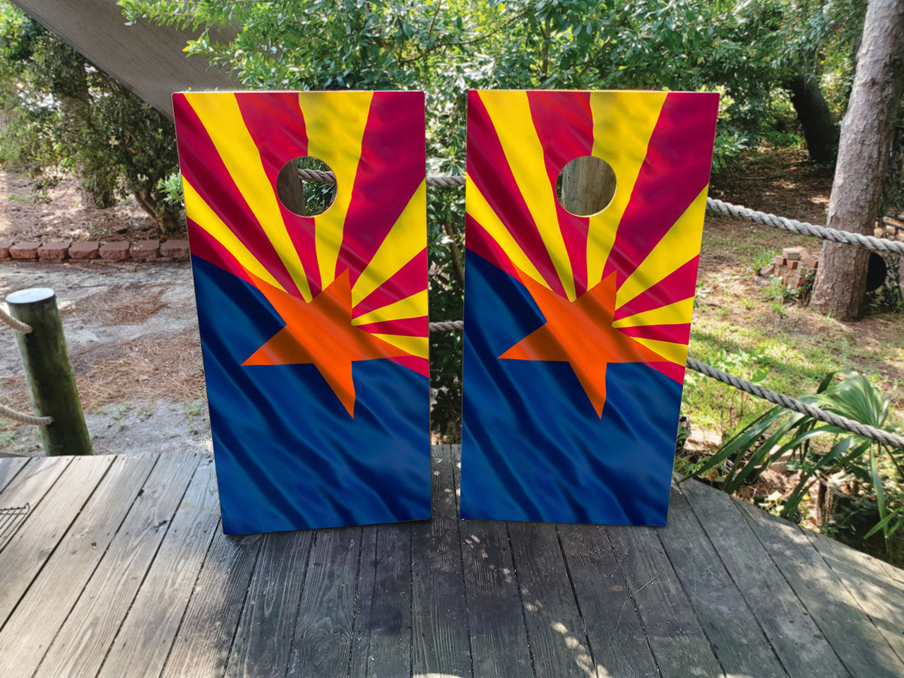 ARIZONA FLAG CORNHOLE BOARDS / SET/ Set
