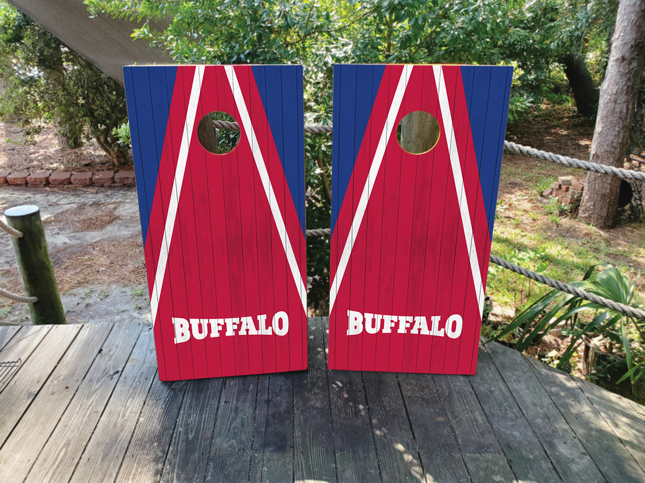 BUFFALO SPORTS TEAM CORNHOLE BOARDS / SET- DESIGN 4 / Set