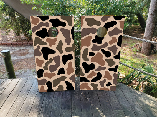 CAMOUFLAGE CORNHOLE BOARDS / CORNHOLE SET/ Set