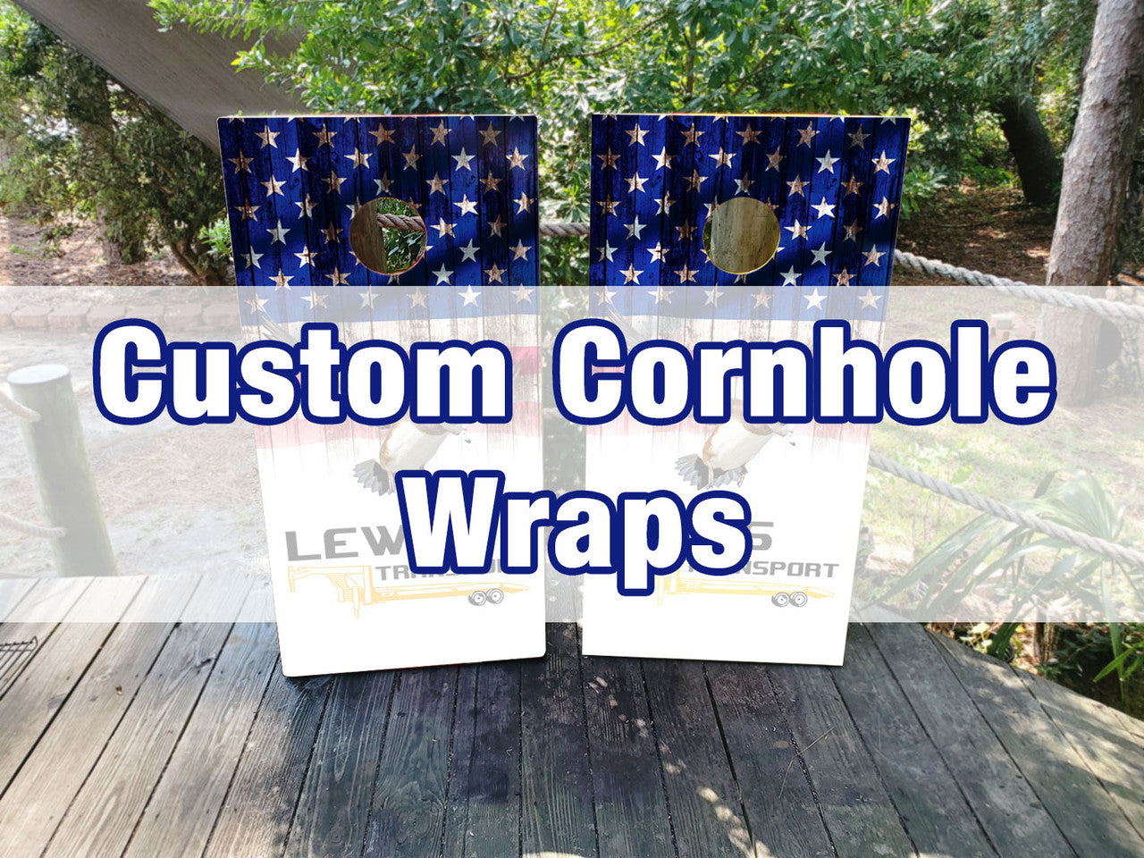 CUSTOM CORNHOLE BOARDS / SET/ Set