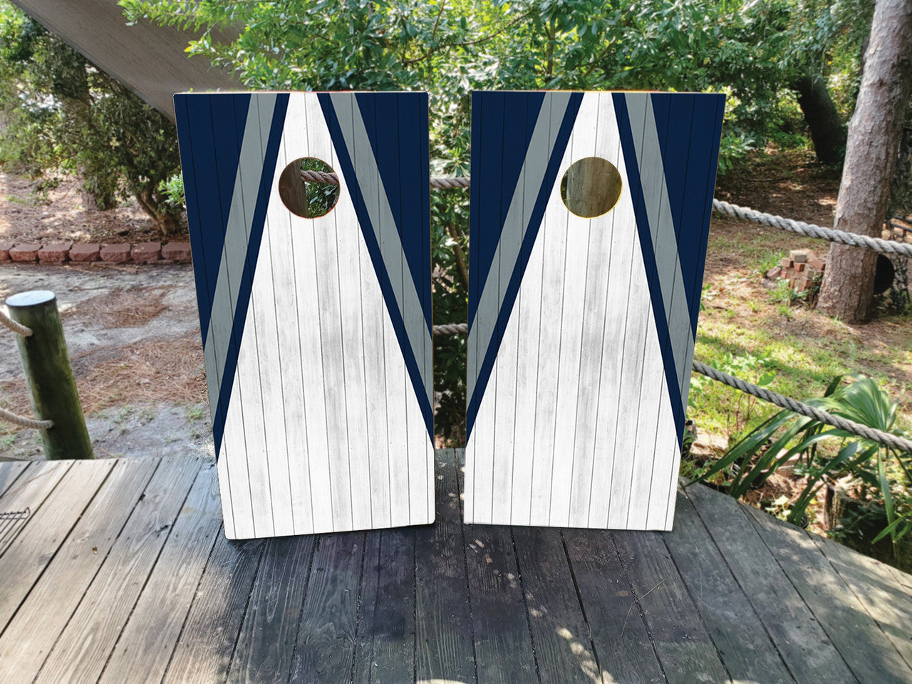 DALLAS TEAM COLORS CORNHOLE BOARDS / SET- DESIGN 3 / Set