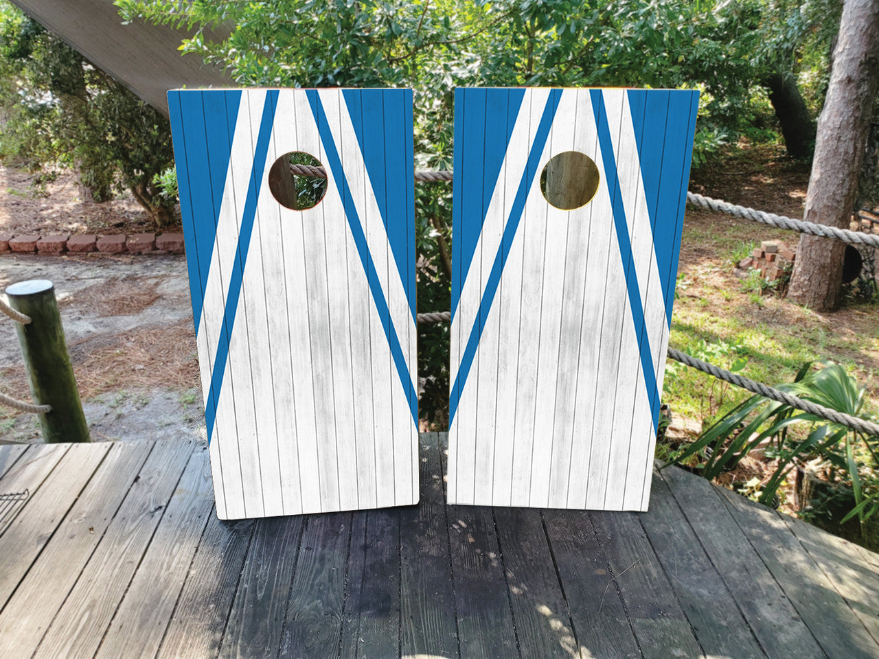 DETROIT TEAM COLORS CORNHOLE BOARDS / SET- DESIGN 3 / Set