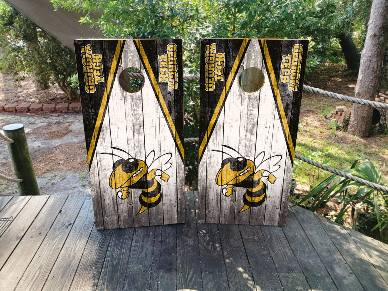 GEORGIA TECH YELLOW JACKETS CORNHOLE BOARDS / SET/ Set