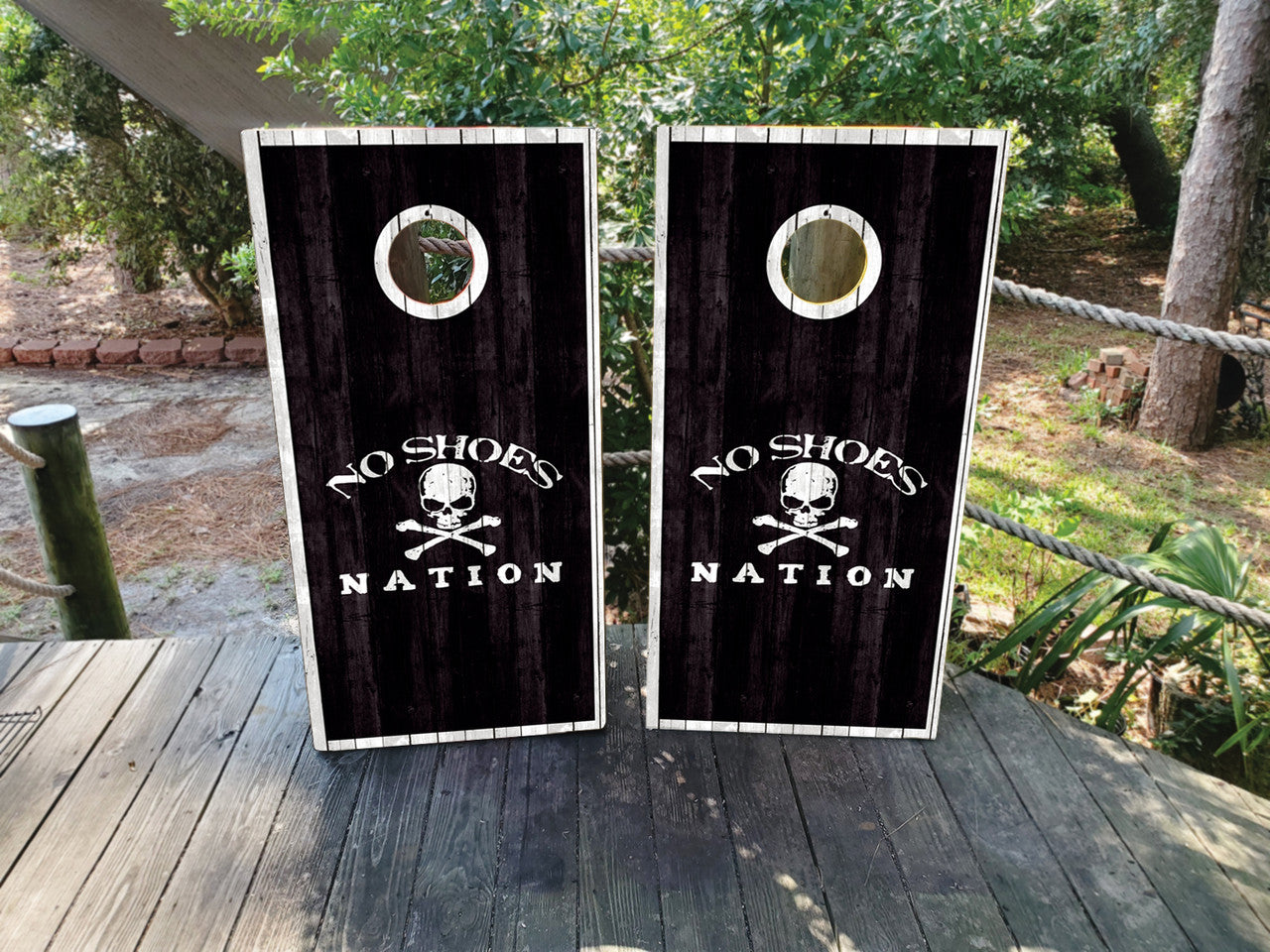 NO SHOES NATION CORNHOLE BOARDS / SETDESIGN 1 / Set