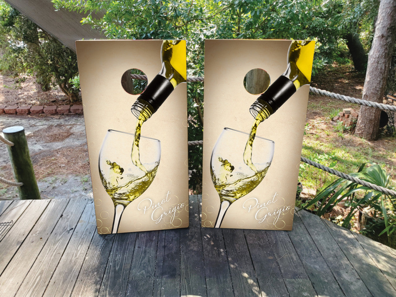 PINOT WINE CORNHOLE BOARDS / SET/ Set