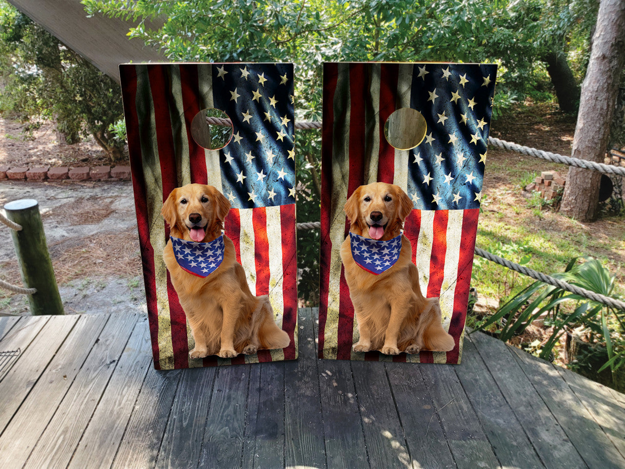 CUSTOM PET PHOTOS CORNHOLE BOARDS / SET/ Set