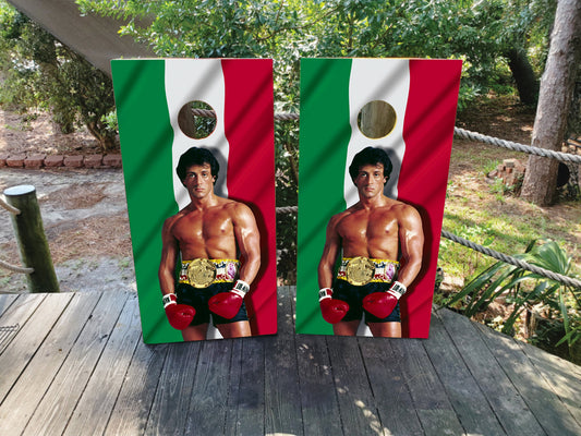 ROCKY BALBOA CORNHOLE BOARDS / SET/ Set
