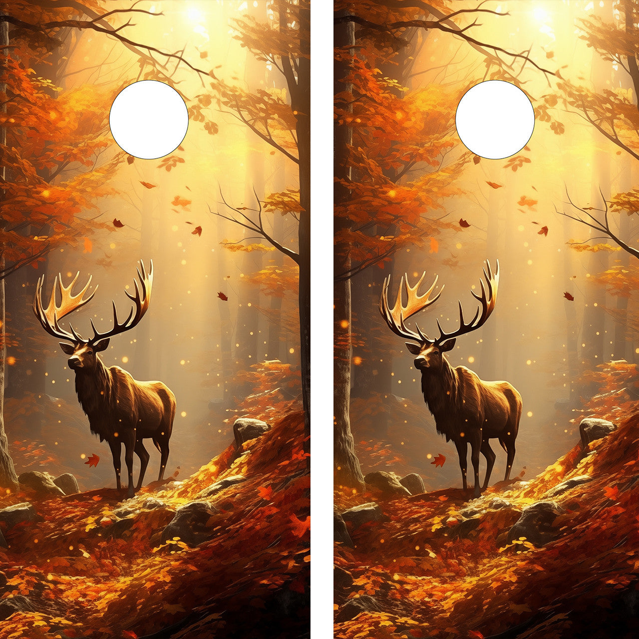 WILD MOOSE CORNHOLE BOARDS / CORNHOLE SET- DESIGN 2 / Set