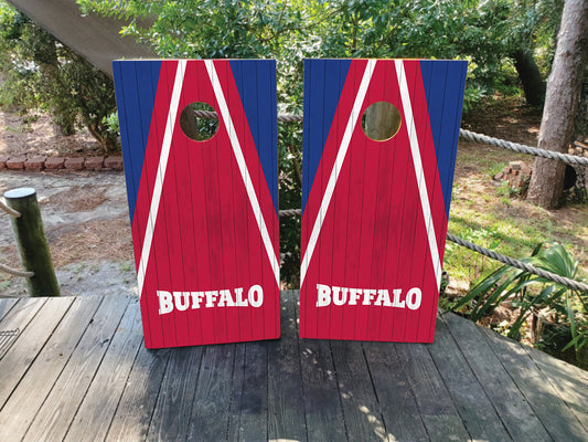 BUFFALO SPORTS TEAM CORNHOLE BOARDS / SET- DESIGN 4 / Set