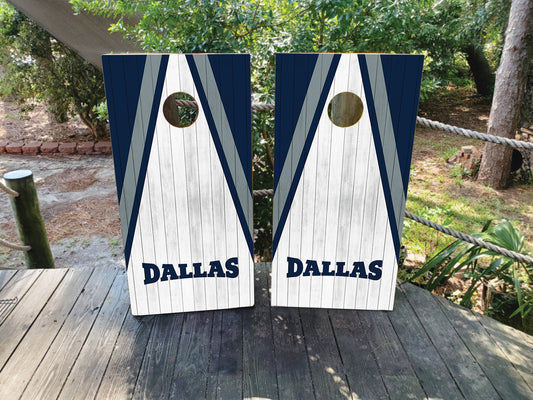DALLAS TEAM COLORS CORNHOLE BOARDS / SET- DESIGN 4 / Set