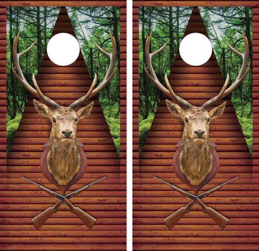 DEER HUNTER CORNHOLE BOARDS / SET- DESIGN 3 / Set