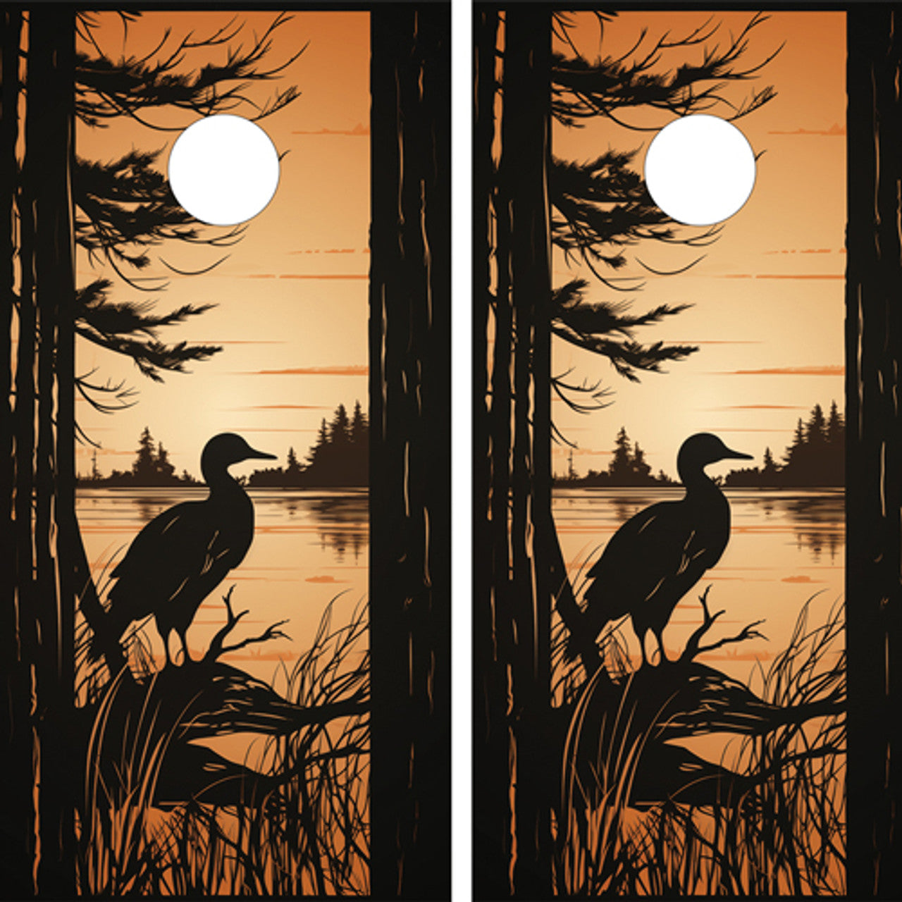 SERENE DUCK CORNHOLE BOARDS / SET/ Set