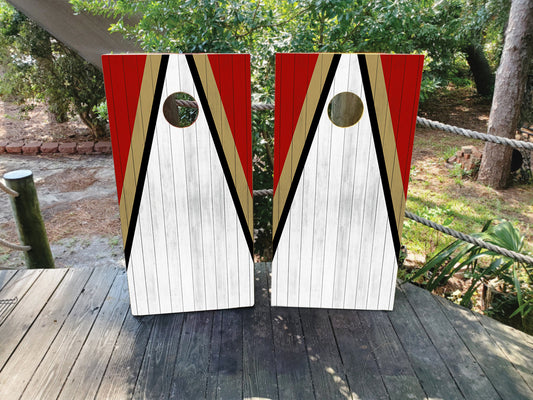 SAN FRANCISCO COLORS CORNHOLE BOARDS / SET- DESIGN 3 / Set